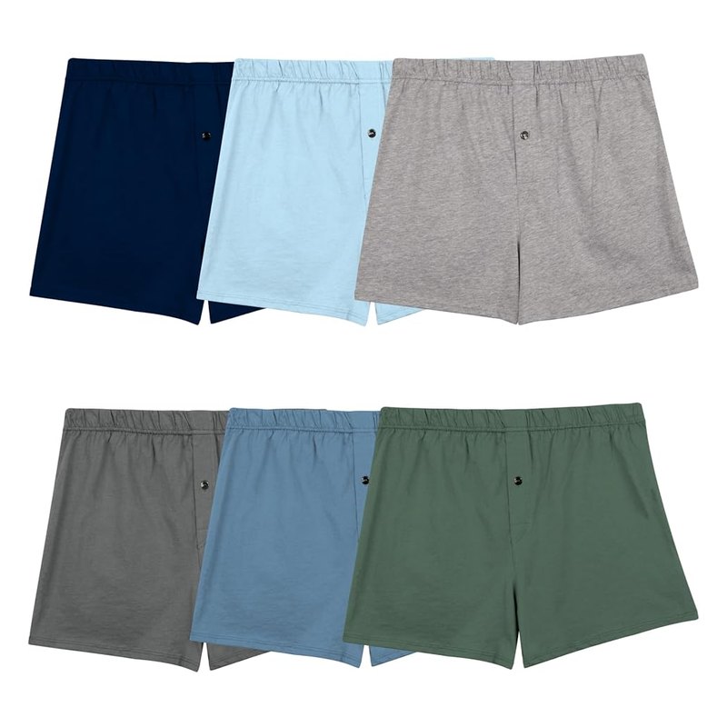 Knit boxer short, 6-pack