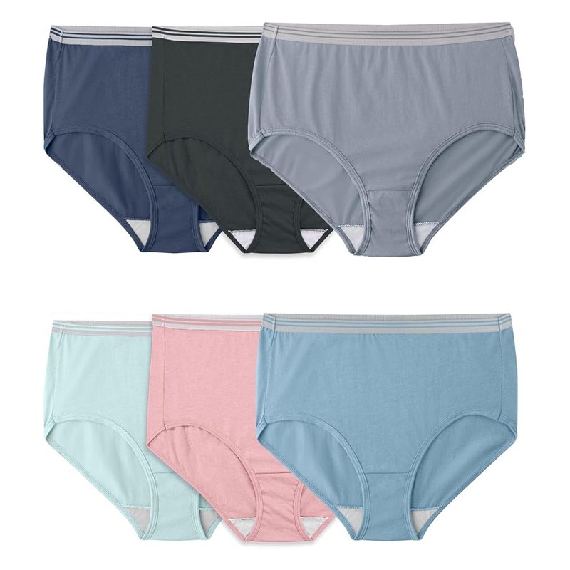 Cotton full brief, 6-pack