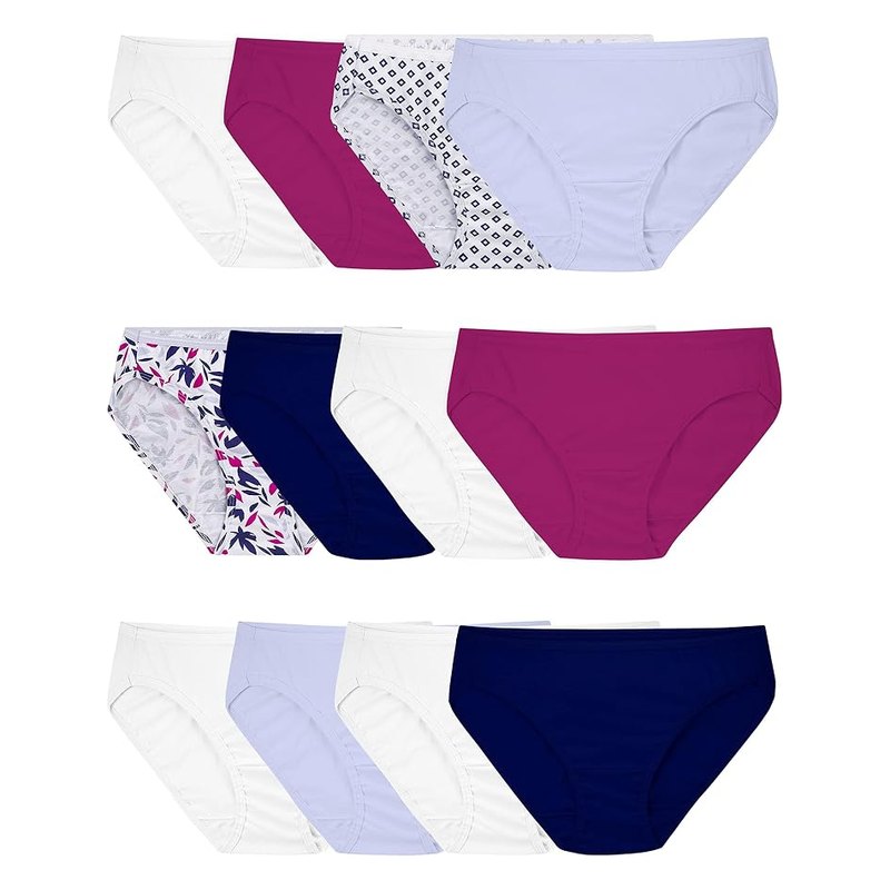 Cotton bikini, 12-pack
