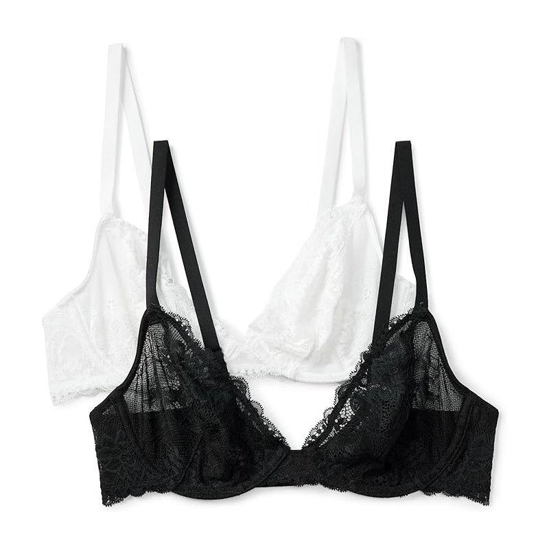 Lace bralette, 2-pack