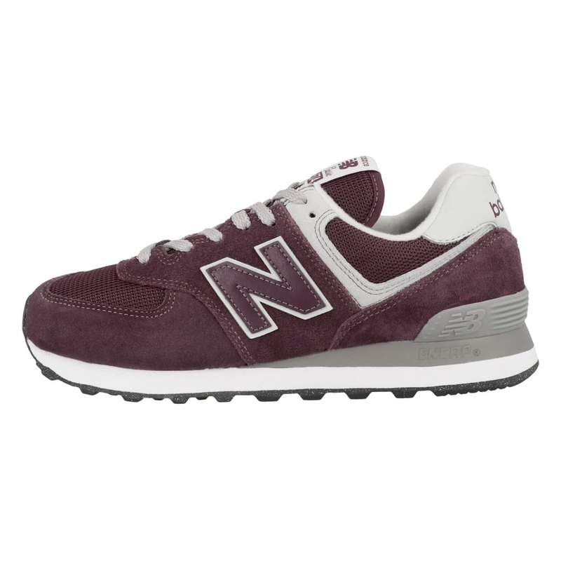 Retro suede runner, burgundy